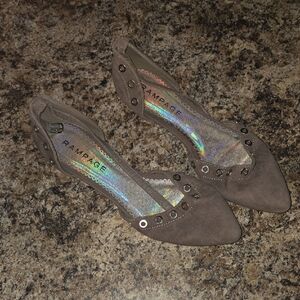 Rampage Women's Taupe Flats Size 10 New